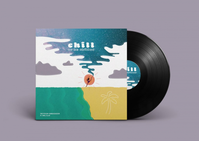 Polish Ambassador 'Chill or be chilled' Record Cover Illustration