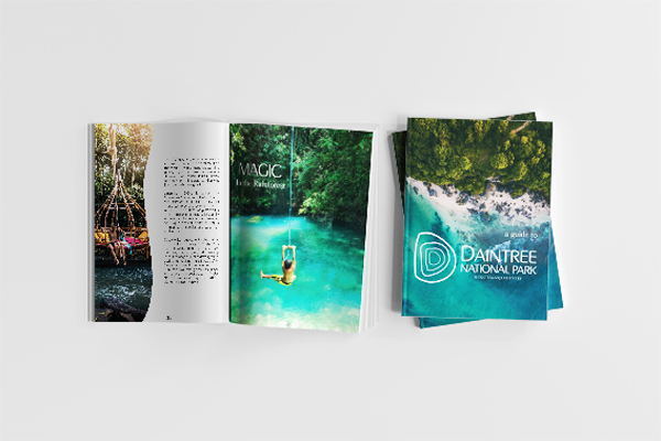 Click for more on this project - Daintree National Park Branding/Logo - guide book